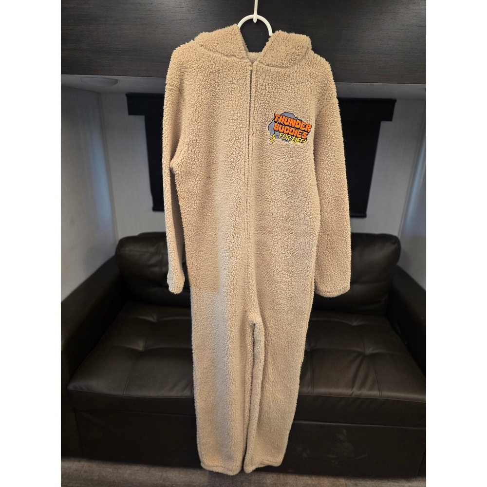 Ted 2 Movie Thunder Buddies For Life Sherpa Fleece Hooded Onesie Pajamas Medium